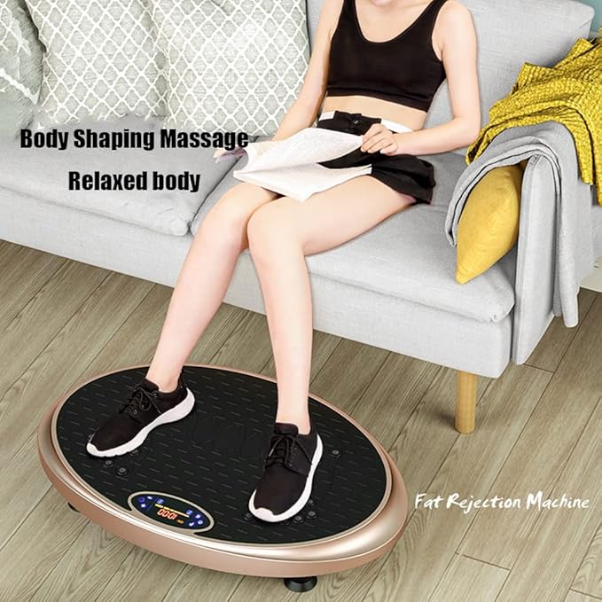 Vibration Platform Workout Machine | Exercise Equipment for Home Workout Equipment Includes, Remote Control & Balance Straps Included