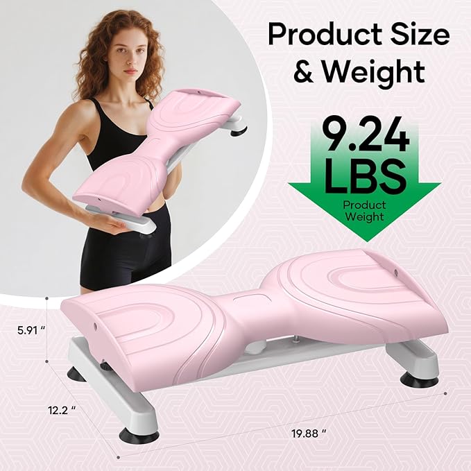 Waist Twist Machine, Twist Machine Exercise with 300 Lbs Weight Capacity, Ab Twist Board for Slim Waist and Core Ab Exercise,Noiseless Home Gym Equipment for Women Men