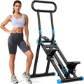 HXD-ERGO Stair Stepper, Upgrade 6-Level Resistance Stair Master with Adjustable Handlebar, Folding Stair Climber Workout Machine
