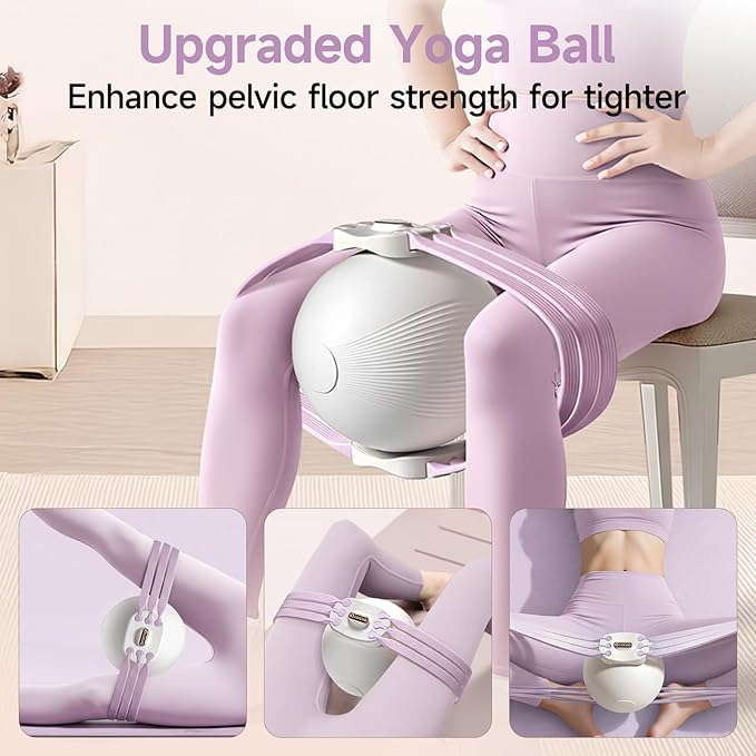 at Home Pilates Kit for Women, Pilates Equipment for Home Workouts, Adjustable Resistance Pilates Ball and Ring Set for Exercise