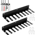 Wall-Mounted Gym Organizer, Resistance Band Storage Rack, Barbell Holder Wall Mount, Dumbbell Storage, Home Gym Accessories Holder