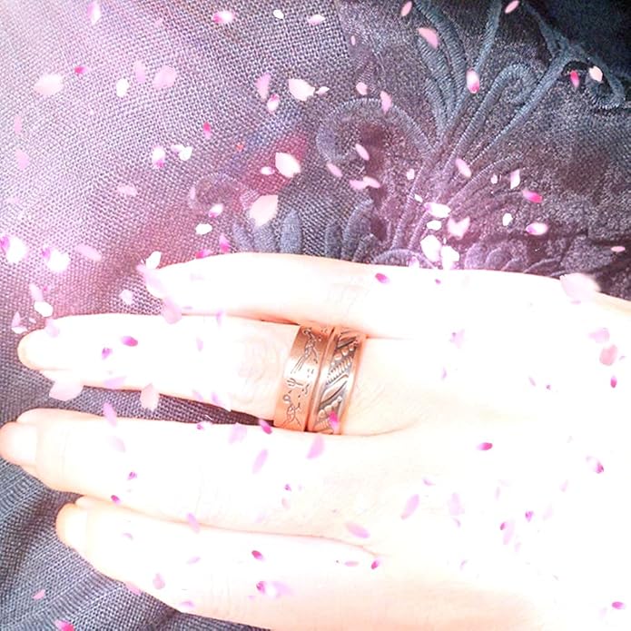 2PCS Copper Magnet Ring for Women Men Magnetic