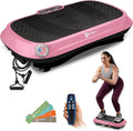 Lifepro Waver Vibration Plate Exercise Machine for Lymphatic Drainage, Muscle Activation, Full-Body Workout Vibrating Platform with Loop Bands, Fitness Equipment for Strength Toning & Fat Loss