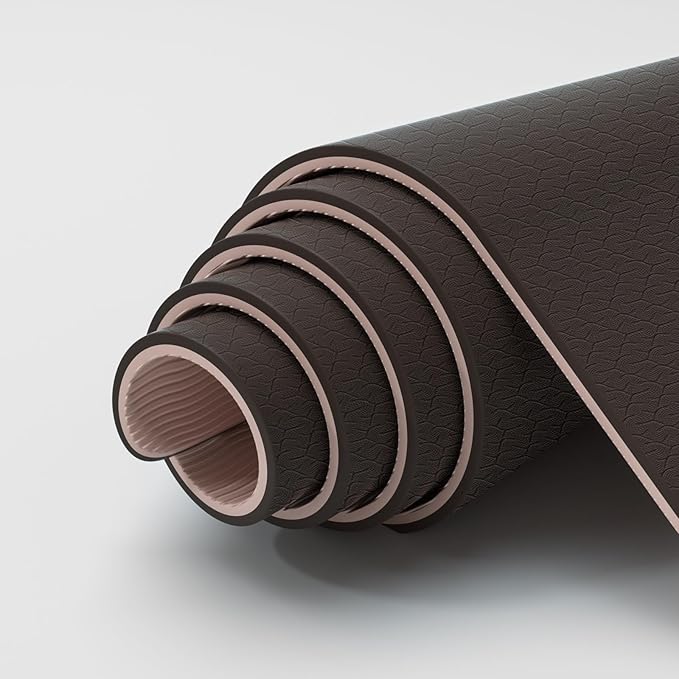 ILILI Yoga Mat Thick&Large Exercise Mats for Home Workout – Extra Wide Yoga Mat with Carrying Strap 76''x32.7''x0.35'' For Men & Women – Anti-Tear, Lightweight, Cushioned Support, Works Great on All Floors for Stretching, Pilates, Meditation and Floor ...