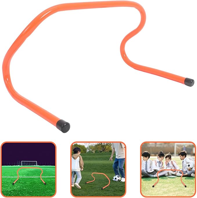 2pcs Professional Training Hurdles 23cm Plastic Speed and Agility Hurdle Set for Soccer Football Conditioning and Youth Athletic Drills