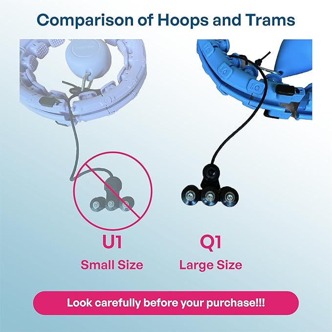 30/24/12 Knots, Upgraded Magnetic Lock Weighted Hula Hoop for Kids Adults Weight Loss, Infinity Hoop Plus Size, Home Indoor Outdoor, Fitness Exercise, Abdominal Toner