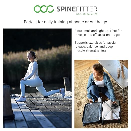 SPINEFITTER by SISSEL Extension Kit | Extends by 4.7 inches | Ideal for Travel & Office | Fascia Release & Spine Mobilization | Max. User Weight: 330 lbs | Includes Connector & Instructions