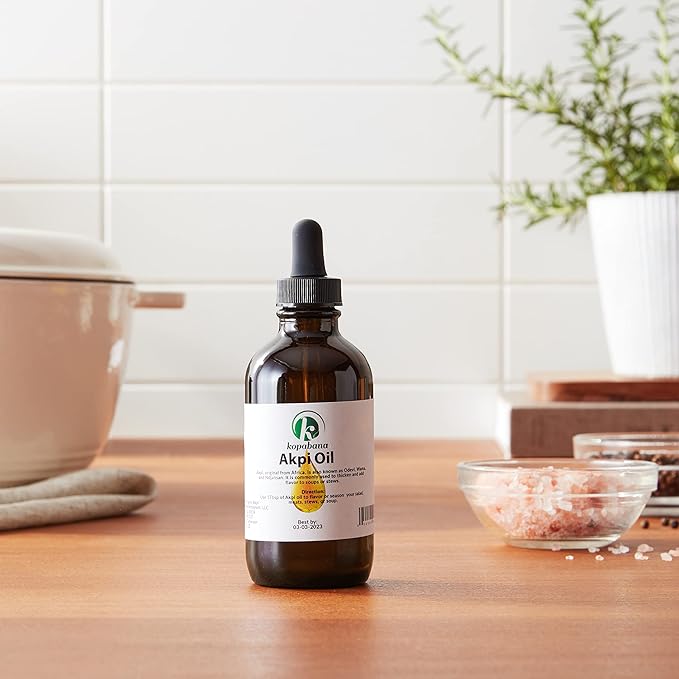 Akpi Oil | Ndjansan | Ricinodendron heudelotii |Cold Pressed | Organic| Extra Virgin/Massage Oil 4oz