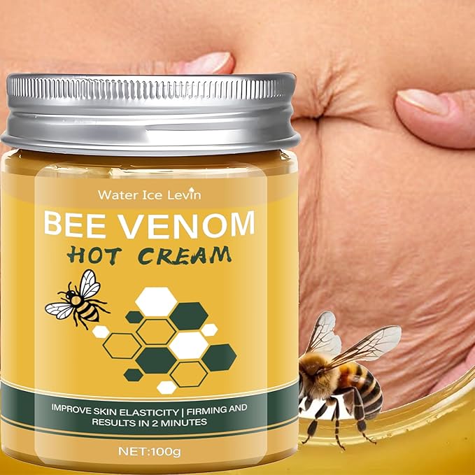 2PCS BEE VENOM Hot Sweat Cream Sweat Enhancer, Skin Firming Lotion – Natural Workout Enhancer for Muscle Warm-Up & Skin Tightening – Long Lasting Moisturizing Pre and Post Workout Massage Lotion