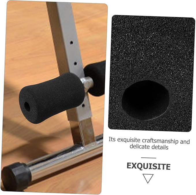 2pcs Foam Roller Pad Replacement for Gym Equipment Ab Training Sleeve for Leg Extension Machines Comfortable and Secure Fit for Enhanced Workouts