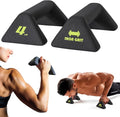 Push Up Handles with Ergonomic Handles and 4lb weight-Non-slip Parallettes Bars for Home Fitness Training, Push Up Stands Handle Perfect for Floor Workout Exercise