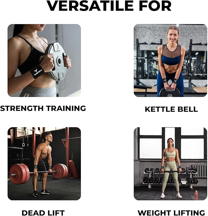 Wrist Wraps Weightlifting - Premium Quality Wrist Straps for Weightlifting,18 inch Weight Lifting Wrist Wraps, Heavy Duty Gym Wrist Wraps with Thumb Loop, Adjustable Wrist Support Wrist Strap