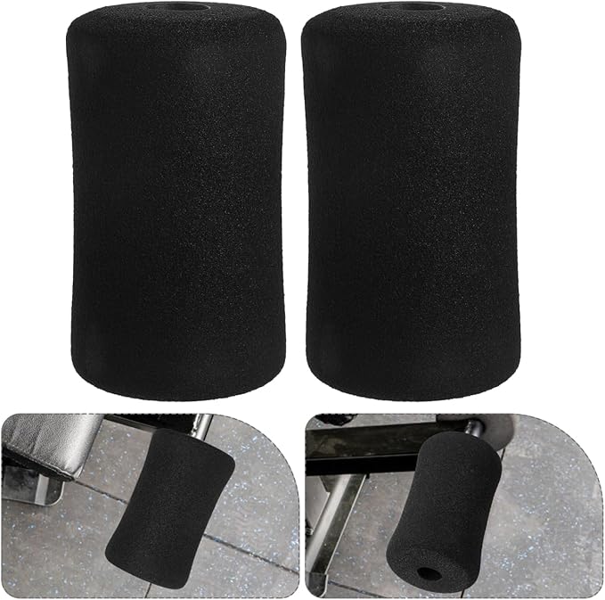 4Pcs Foam Pad Replacement Sleeve for Gym Exercise Equipment Comfortable Sponge Cover for Ab Training and Leg Extension Machines