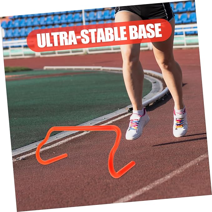 1pc Jumping Training Hurdle Portable Detachable Agility Training Rack for Football Basketball and More Enhances Speed and Coordination Orange Design