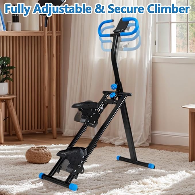Stair Stepper for Home - Vertical Climber Workout Machine with Stable Frame, Adjustable Handlebar for Full-Body Exercise