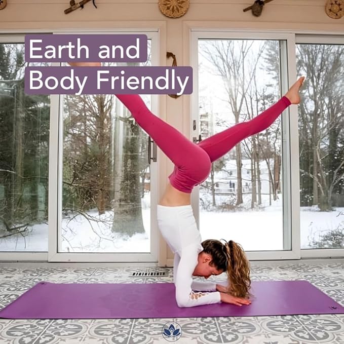 Premium Clever Yoga Mat - Extra Long Yoga Mat Suitable For All Yoga Types - Workout Mat For Home Or On The Go - Includes Our Perfect Fit Mat Bag