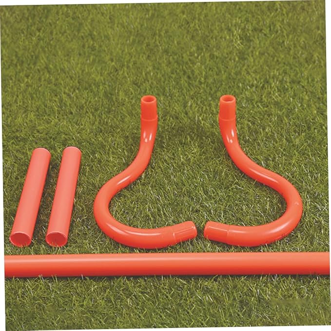 BESPORTBLE 3pcs Portable Speed Hurdles Agility Training Rack Modular Hurdles for Athletes Basketball Baseball Soccer Football Sports