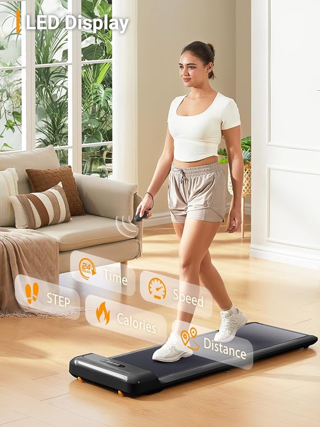 WALKINGPAD C2 Foldable Walking Pad Treadmill, Colorful Under Desk Treadmill for Home Office, Stylish Compact Design, No Assembly Needed