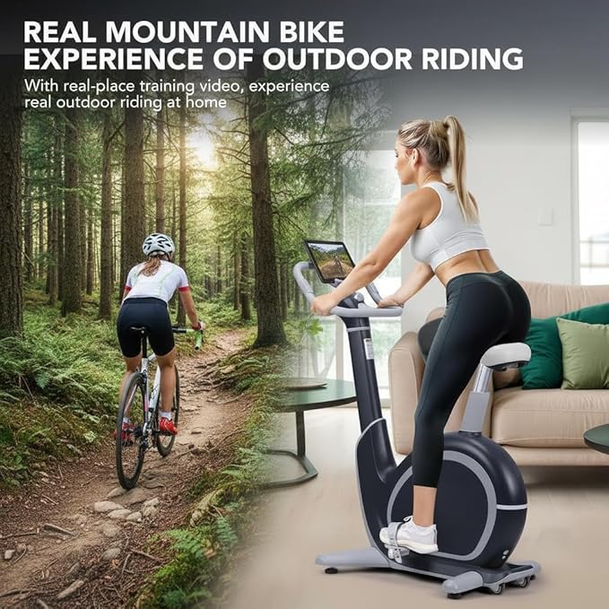 30 LBS Magnetic Indoor Cycling Bike,Stationary Bikes with 9-Level Handlebar Adjustment and 14-Level Seat Height,LCD Monitor for Home Cardio,Home Workouts and Gym