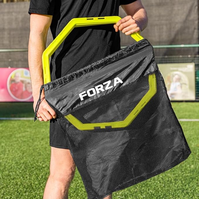 FORZA Agility Training Octa Rings [Pack of 6] | Soccer Training Equipment | Multi-Sport Agility Ring Set | Speed Training Equipment | Sports Equipment