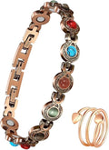 Copper Bracelets & Rings for Women, Copper Magnetic Bracelet for Women