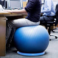 Large Yoga Ball Chair for Sitting at Desk, Lightweight Birthing Ball/Stability Ball/Balance Ball Seat Office Chair, Self-Standing Ergonomic Exercise Ball Chairs(Diameter 55cm(21 3/5 inch))
