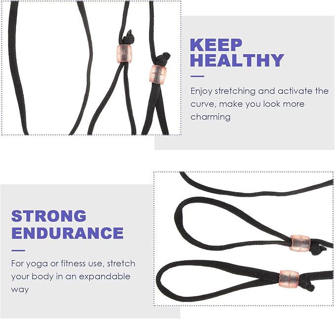 EXCEART Yoga Mat Bundling Strap 46.06 Inch Adjustable Carrying Sling for Pilates Fitness & Workout Bands for Exercise Mat Transport