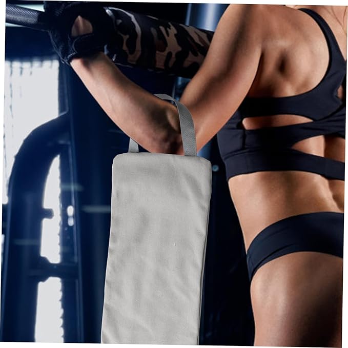 Garneck Canvas Weight Training Sandbag for Fitness and Yoga Adjustable Workout Sandbag with Handles 10kg Capacity Suitable for Strength Training and Rehabilitation