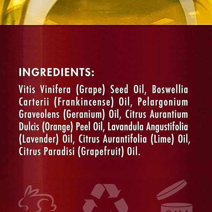Majestic Pure Sore Muscle Massage Oil and Frankincense Massage Oil Bundle – 8 fl oz Each