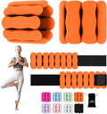 Wrist Ankle Weights for Women Men, Leg Arm Wrist Weights Bangles 1lb*2 2lb*2 Wearable Weights Pilates Weighted Bracelet for Strength Training Walking Swimming Yoga Physical Therapy