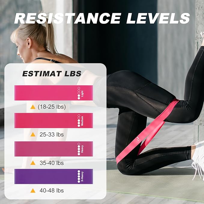 Pilates Ring Fitness Circles Set, Dual Padded Handles Home Pilates Equipment Set for Women Includes 2 Pilates Ring, 2 Pilates Mini Ball, and 5 Resistance Bands at Home Pilates Workout Set