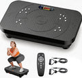 Vibration Plate Exercise Machine -Full Body Shaker with Auto Mode, Acupressure Massage & Silicone Pedal, for Lymphatic Drainage, Weight Loss & Fat Burning, Home Fitness Equipment for Woman & Men