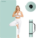 10 mm Yoga Mat 72"x26" TPE Non-Slip Exercise Mat 0.4" Thick, Easy-to-Carry Fitness Mat for Yoga, Pilates & Workout, Professional Mat, Made with Recyclable Material, Durable, Easy to Clean