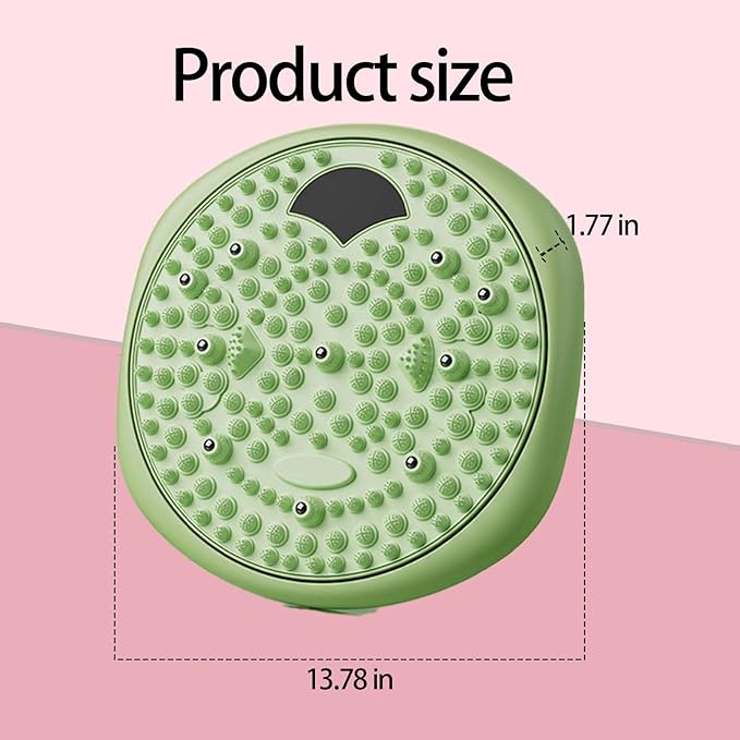 Core Abs Twister Acupressure Plate,Waist Sculptor Foot Mat Massagetwister Board,For Core Ab Exercise - Waist Twisting Disc Twist Board for Slimming Workout with Magnets Reflexology