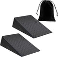 Squat Wedge for Prefessional Trainer: 2Pcs Squat Heel Wedge Block Protable Calf Raise Block Improve Mobility and Performance