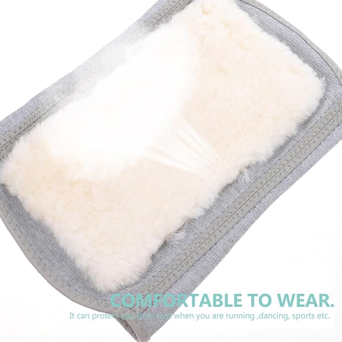 ARTIBETTER 2Pcs Thicken Wool Knee Warmers Thermal Knee Pads Support Sleeves for Sports Cycling Running Pain Relief Xl