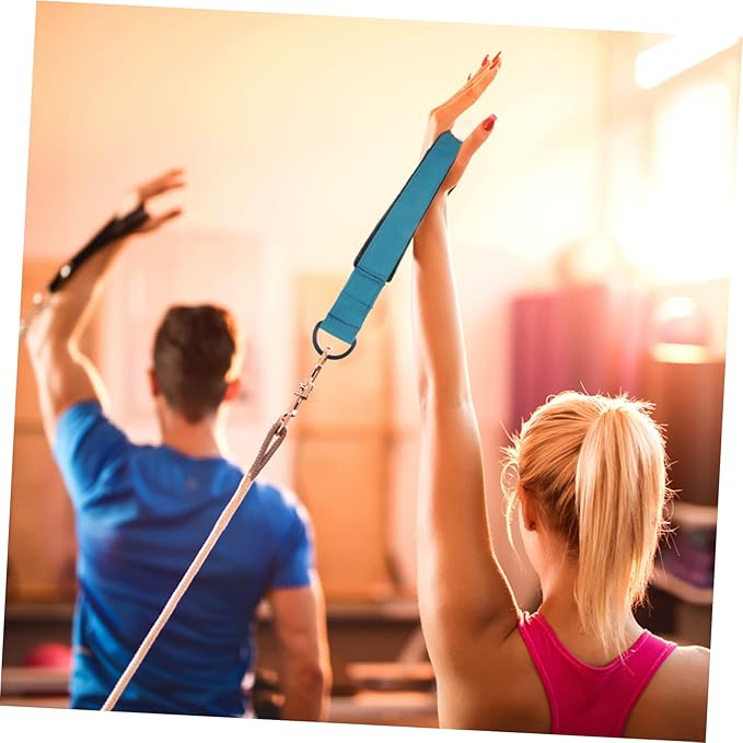Totority Portable Resistance Band Straps Carrying Fitness Expander Leg Belt Stretching Aerial Yoga Strap Yoga