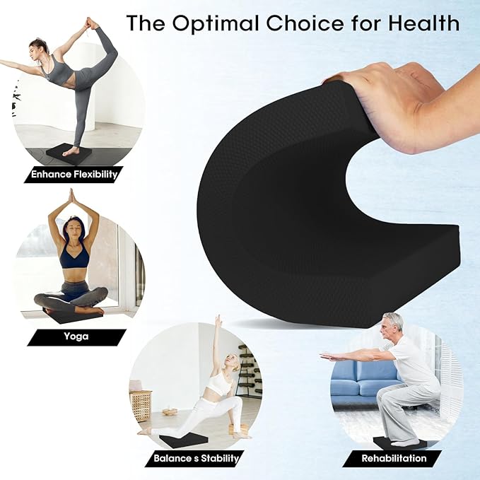 Exercise Balance Pad，Balance Foam Mat for Physical Therapy Equipment & Strength Stability Training, Slip Resistant Foam Mat for Yoga, Pilates, Meditation，Gardening knee pads