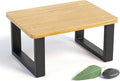 Bamboo Meditation Footrest & Seiza Kneeling Aid – 7" Yoga Support Platform for Leg Relief & Deep Stretching – Ergonomic Zen Prop