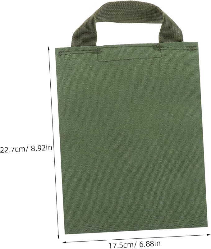 Beaupretty 2Kg Canvas Sandbag with Handle Empty Weights Bag for Yoga Fitness Training Durable Portable Reusable Sandbag for Weight and Exercise