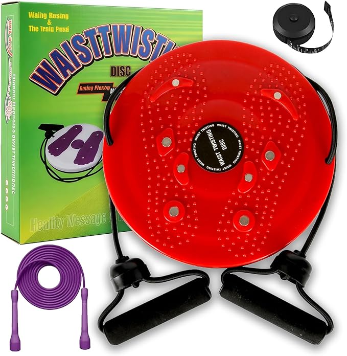 Waist Sculptor, 2026 New Waist Sculptor Twister, Body Shaping Waist Sculptor Twist with Drawstring and Foot Massage, Home Gym Workout Equipment for Exercise, Legs, Buttocks, Hip Exercise