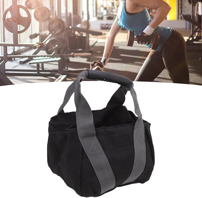 Weightlifting Sandbag, 12Oz Canvas Portable Tunable Heavy Fitness Power Training Sandbag Soft Sandbag Weight for Home Training Fitness Yoga Workout