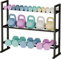 Dumbbell Rack, Adjustable weight Rack Stand, Extended Base Weight Storage for Home Gym, Space-Saving Fitness Equipment Organizer