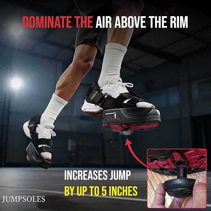 Jump Training System – Vertical Leap Speed & Agility Trainer Improves Foot & Ankle Strength Jump Shoes for Achilles & Plantar Fasciitis Relief