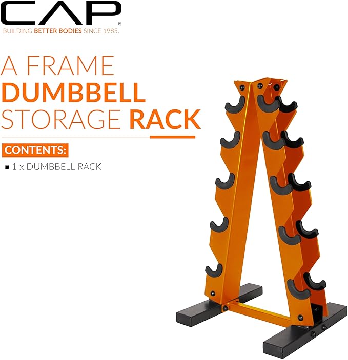 Cap A-Frame Dumbbell Weight Rack | Color Series