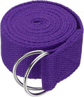 Yoga Strap for Stretching, Athletic Stretch Band with Adjustable Metal D Ring Buckle Yoga Bands