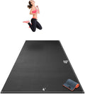 Gorilla Mats Large Exercise Mat – 6'x4', 7'x4', 7'x5', 8'x4', 10'x4' (1/4" Thick) – Ultra Durable Workout Mat for Home Gym Flooring – Non-Slip, Flat Fitness, Yoga & Weight Lifting Floor Mat