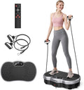 Vibration Plate Exercise Machine - 300 lbs Weight Capacity, 120 Speed Levels, 9 Workout Modes for Home Fitness, Muscle Toning & Weight Loss