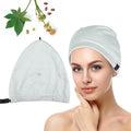 Castor Oil Pack Wrap Overnight Hair Wrap for Sleep Reusable Hair Cap Cover for Treatment of Thinning, Balding, Dry, and Damaged Hair (Oil Not Included)