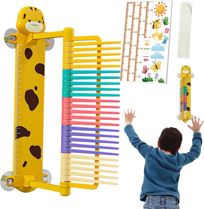 Vertical Jump Measurement Tool | Adjustable High Jump Stick Pole for Kids Training | Educational Vertical Jumps Trainer, Touching Patting Test Equipment for Exercise, Fitness Sports School Gift